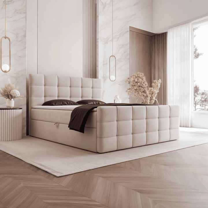 Łóżko kontynentalne Elvo - zdjęcie 2