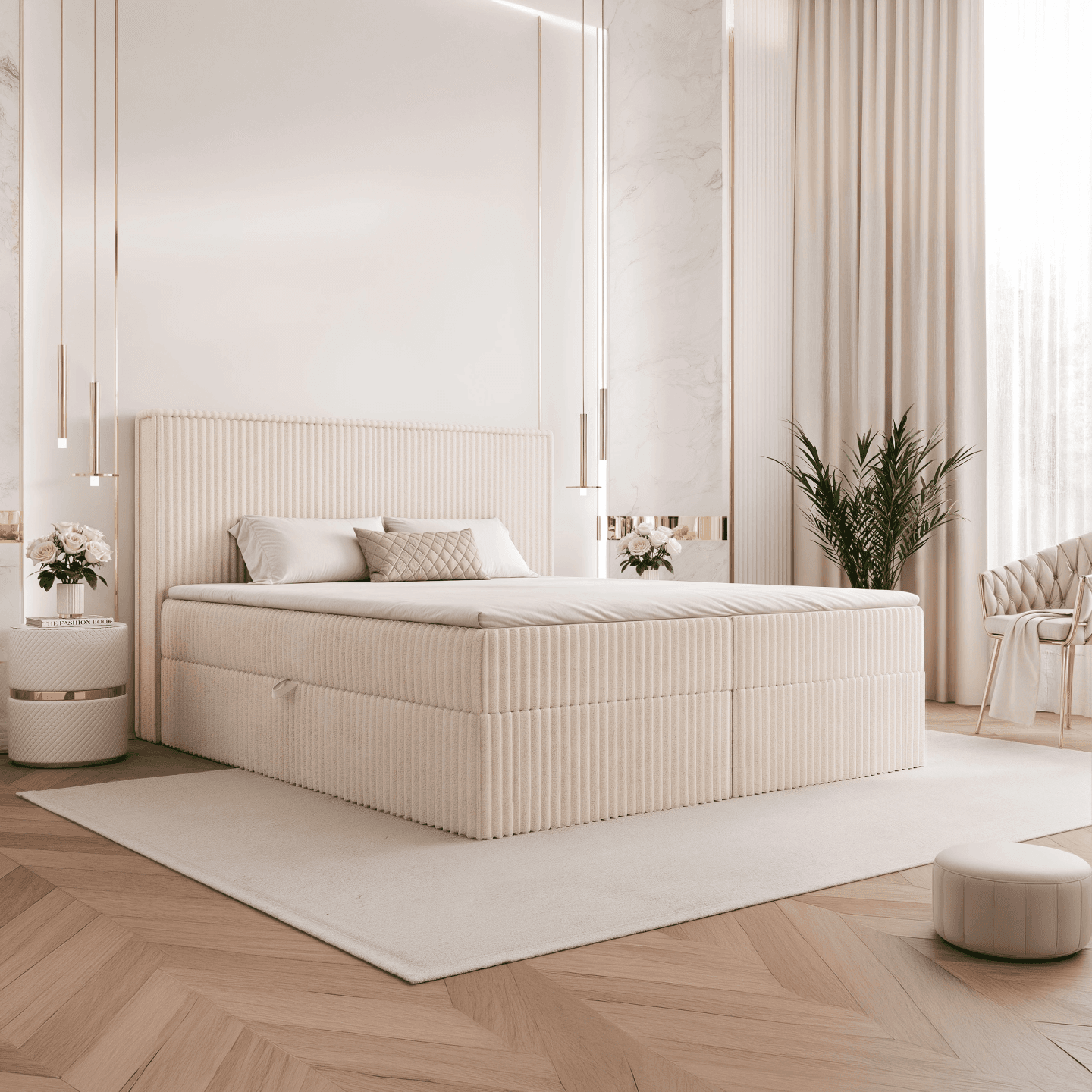 Łóżko kontynentalne Amora