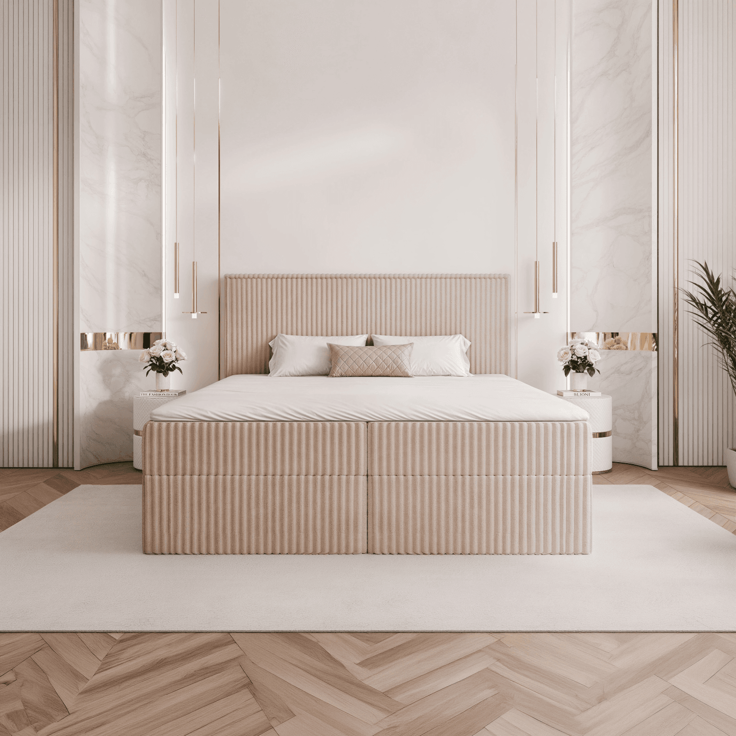 Łóżko kontynentalne Amora