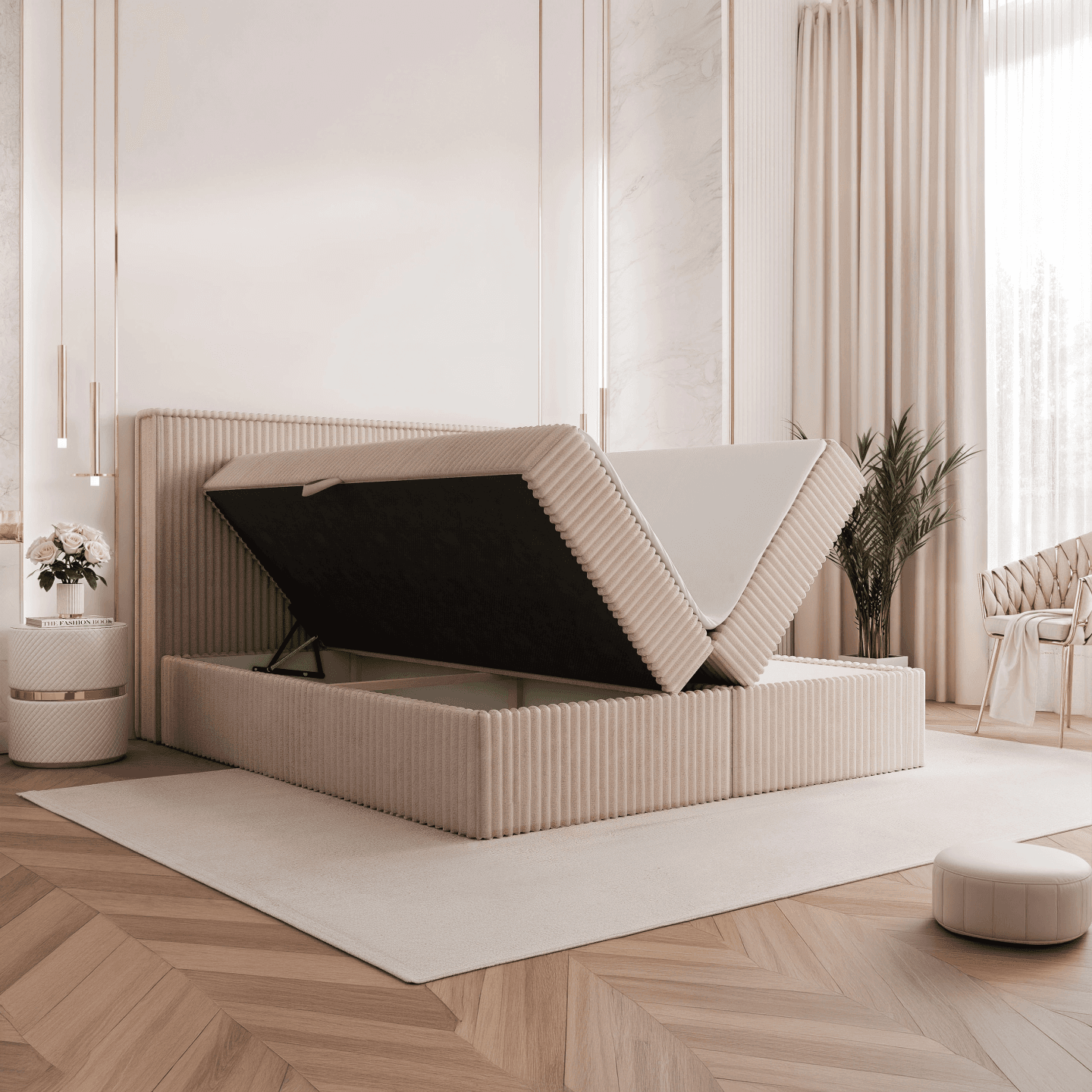 Łóżko kontynentalne Amora