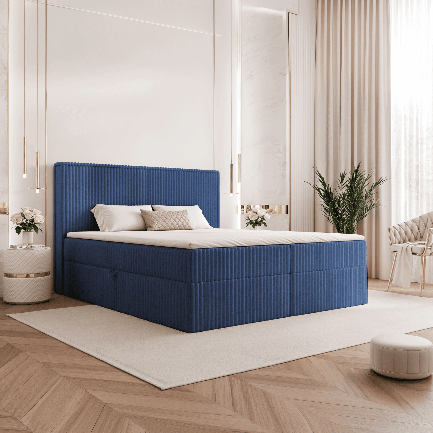 Łóżko kontynentalne Amora