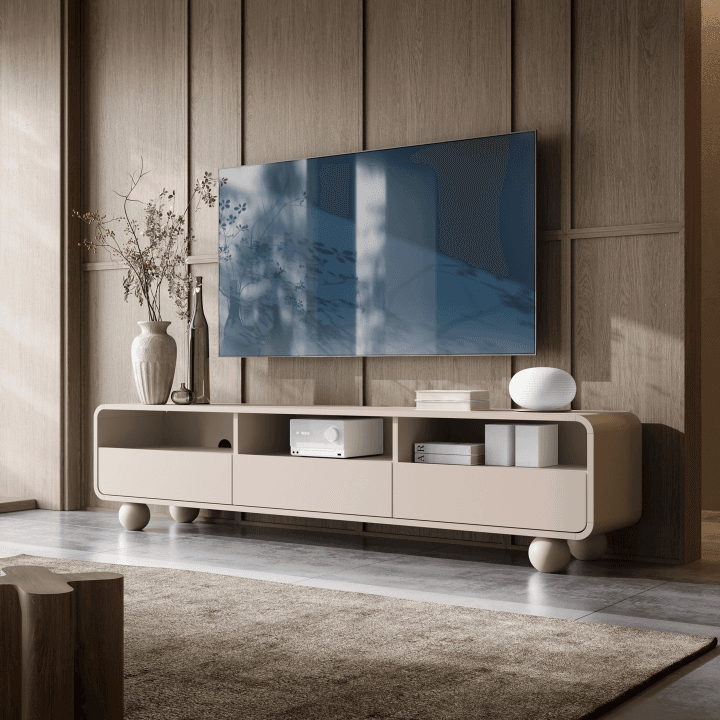 Szafka RTV Olea 180 cm kaszmir - zdjęcie 2