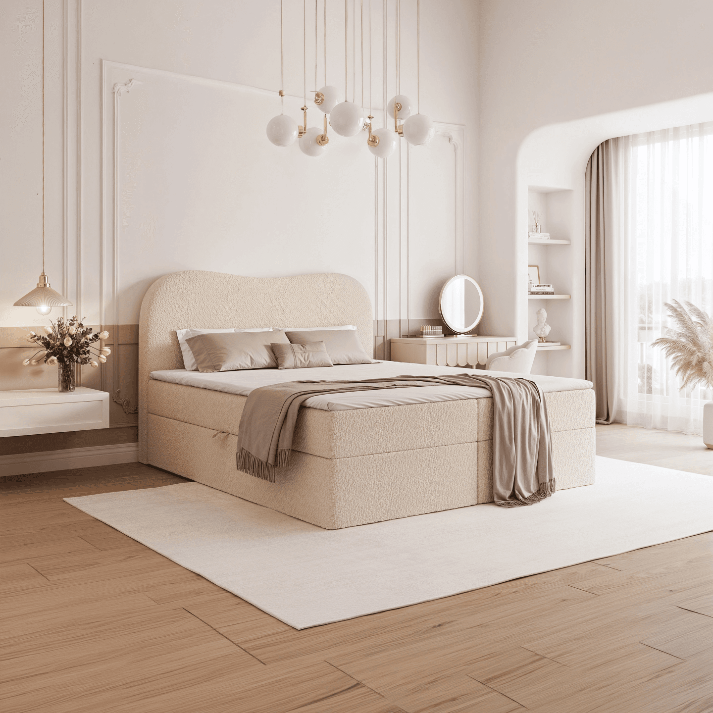 Łóżko kontynentalne Lovo