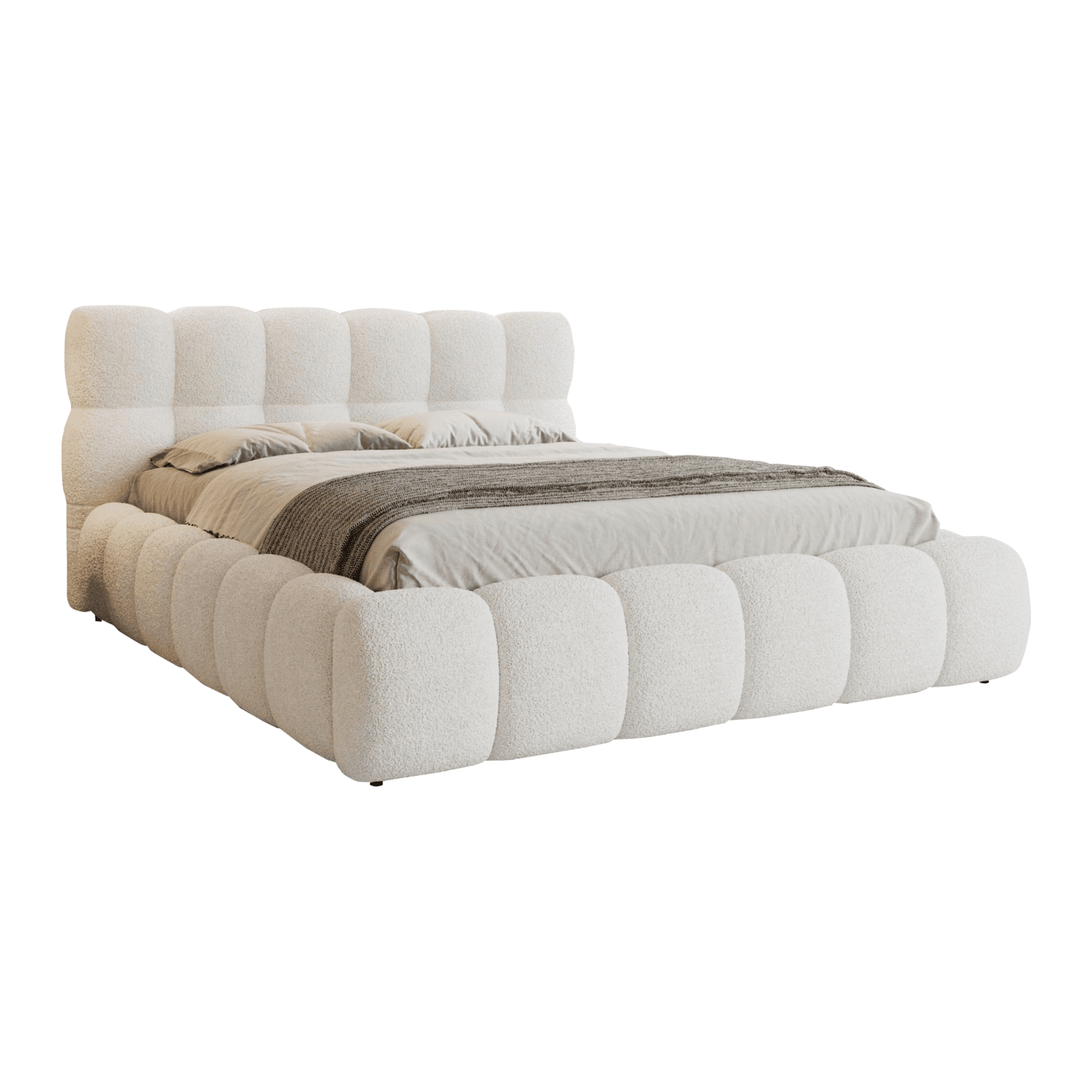 Łóżko tapicerowane Bubble