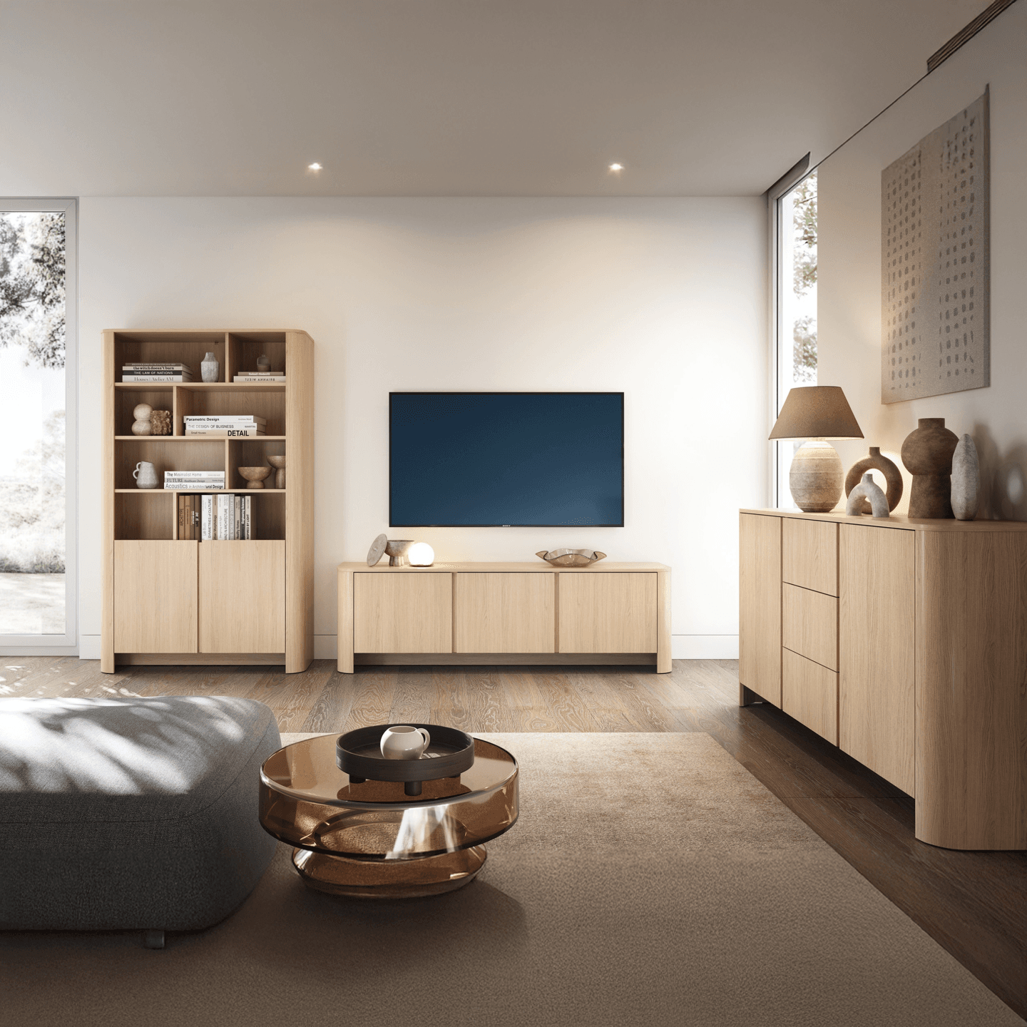 Komoda Noya 103 cm dąb vicenza