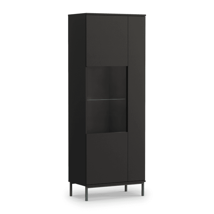 Witryna Amber 190 cm Czarna
