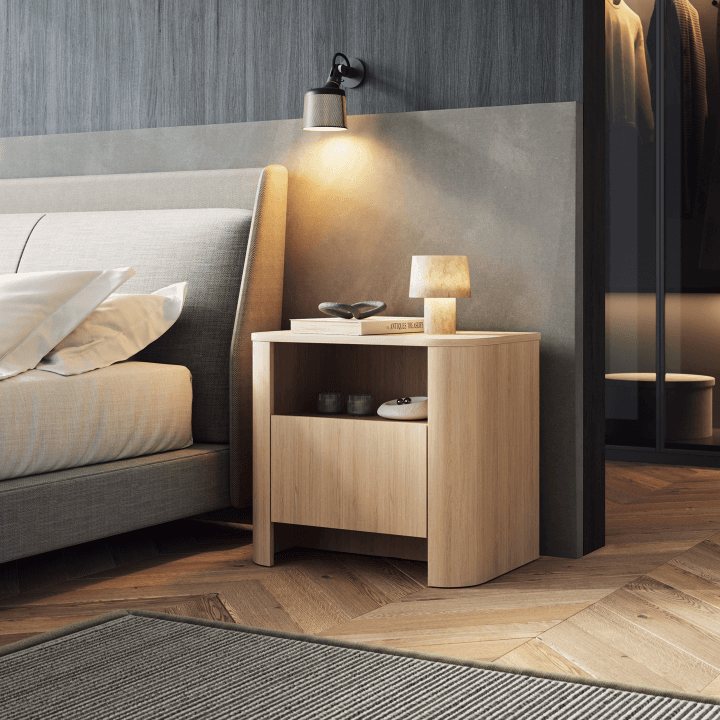 Stolik nocny Noya 58 cm dąb vicenza - zdjęcie 2