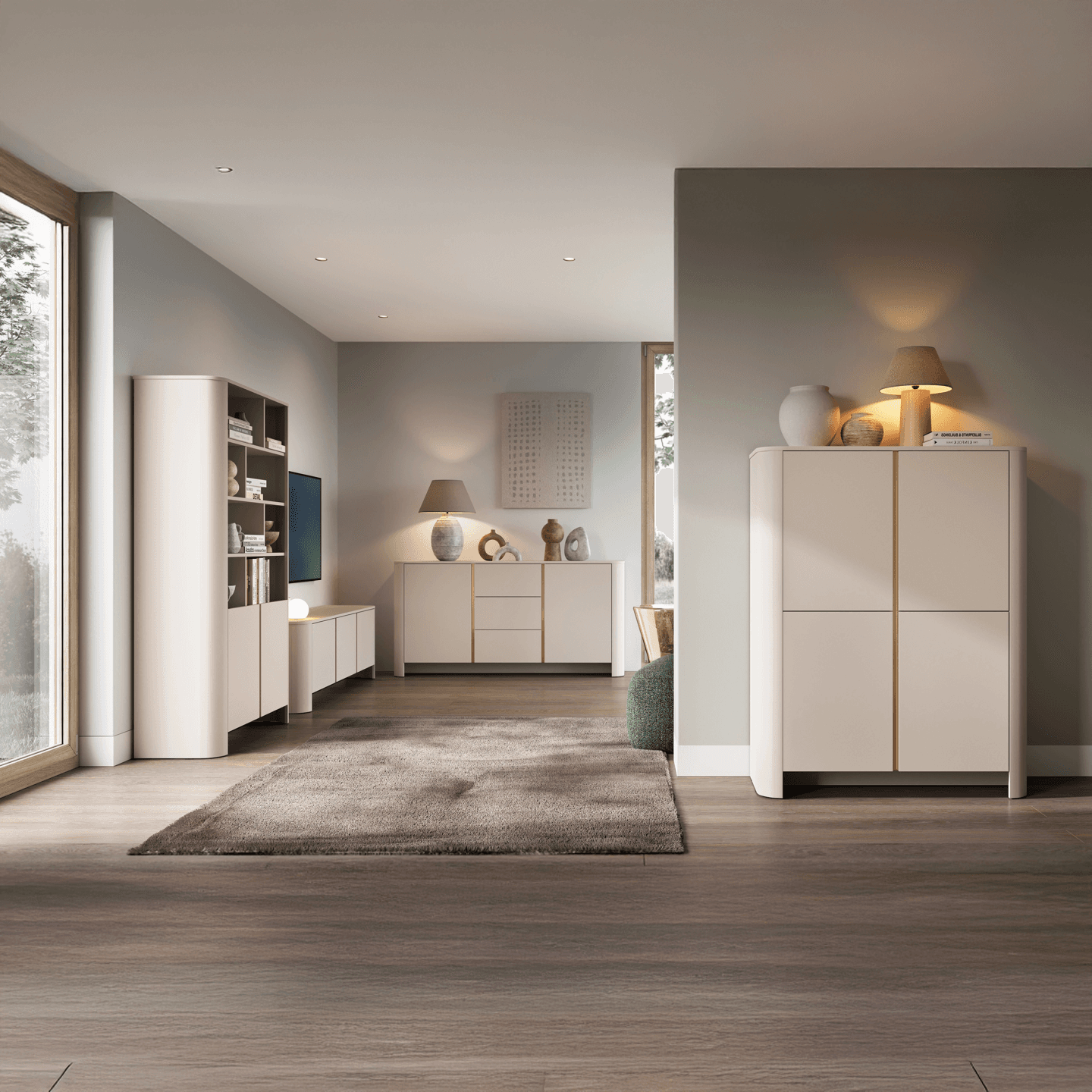 Regał Noya 103 cm kaszmir