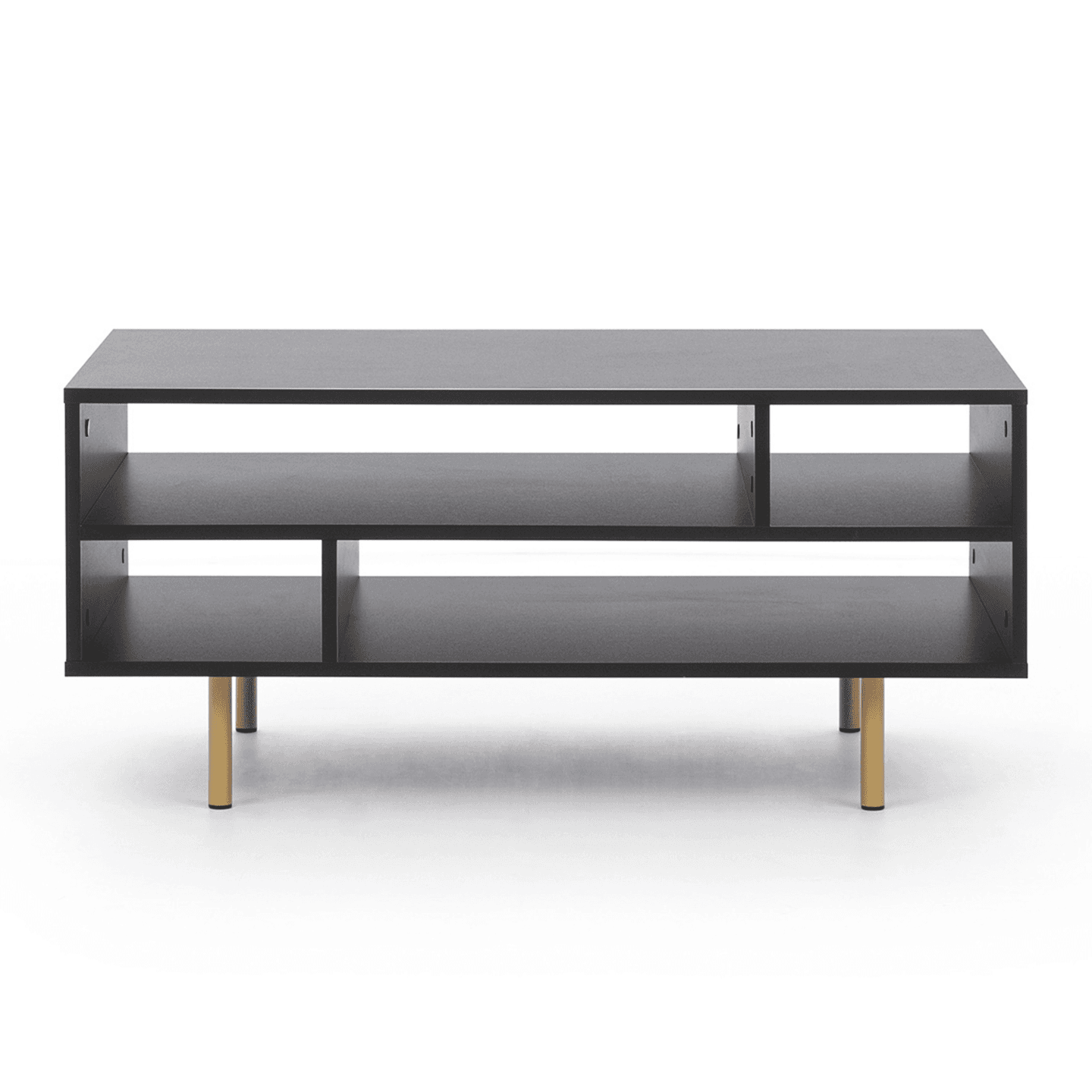 Stolik kawowy Belio 100 cm Czarny + złote nogi