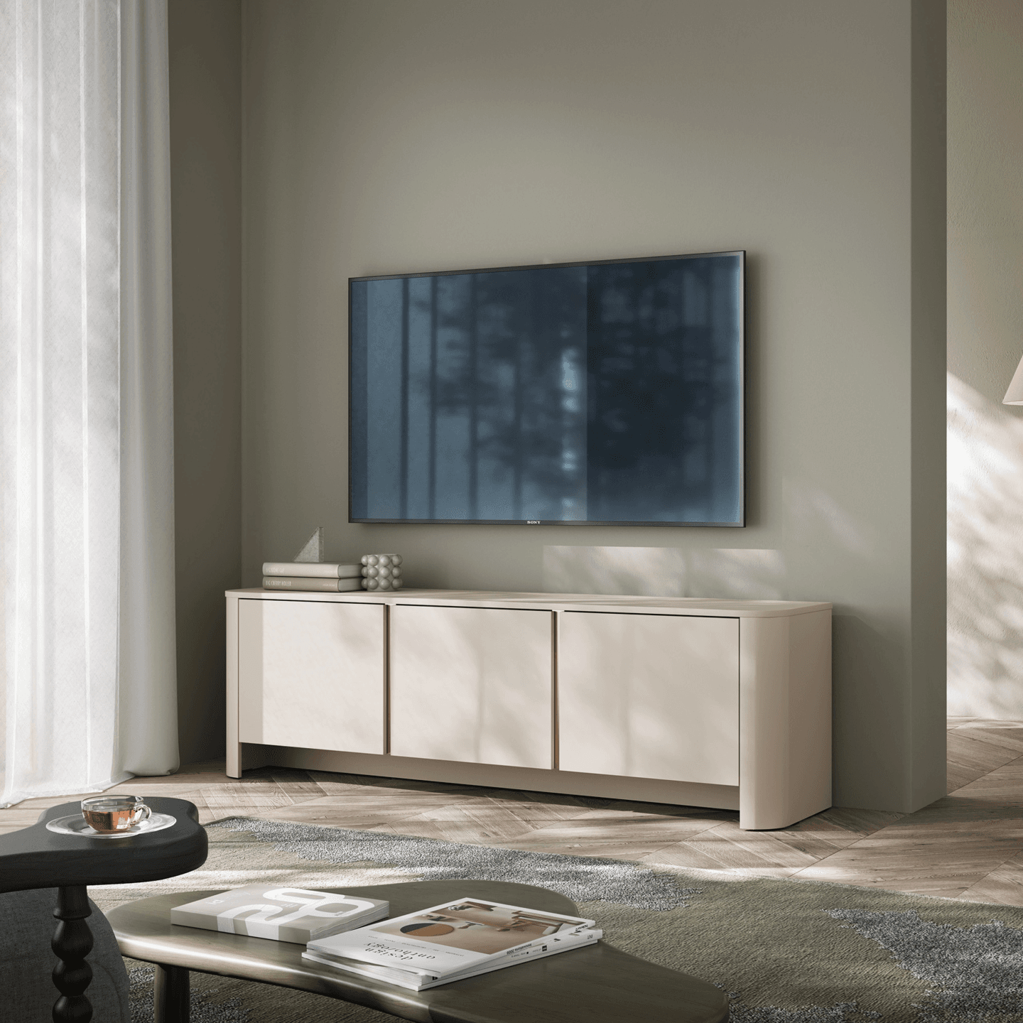 Szafka RTV Noya 168 cm kaszmir