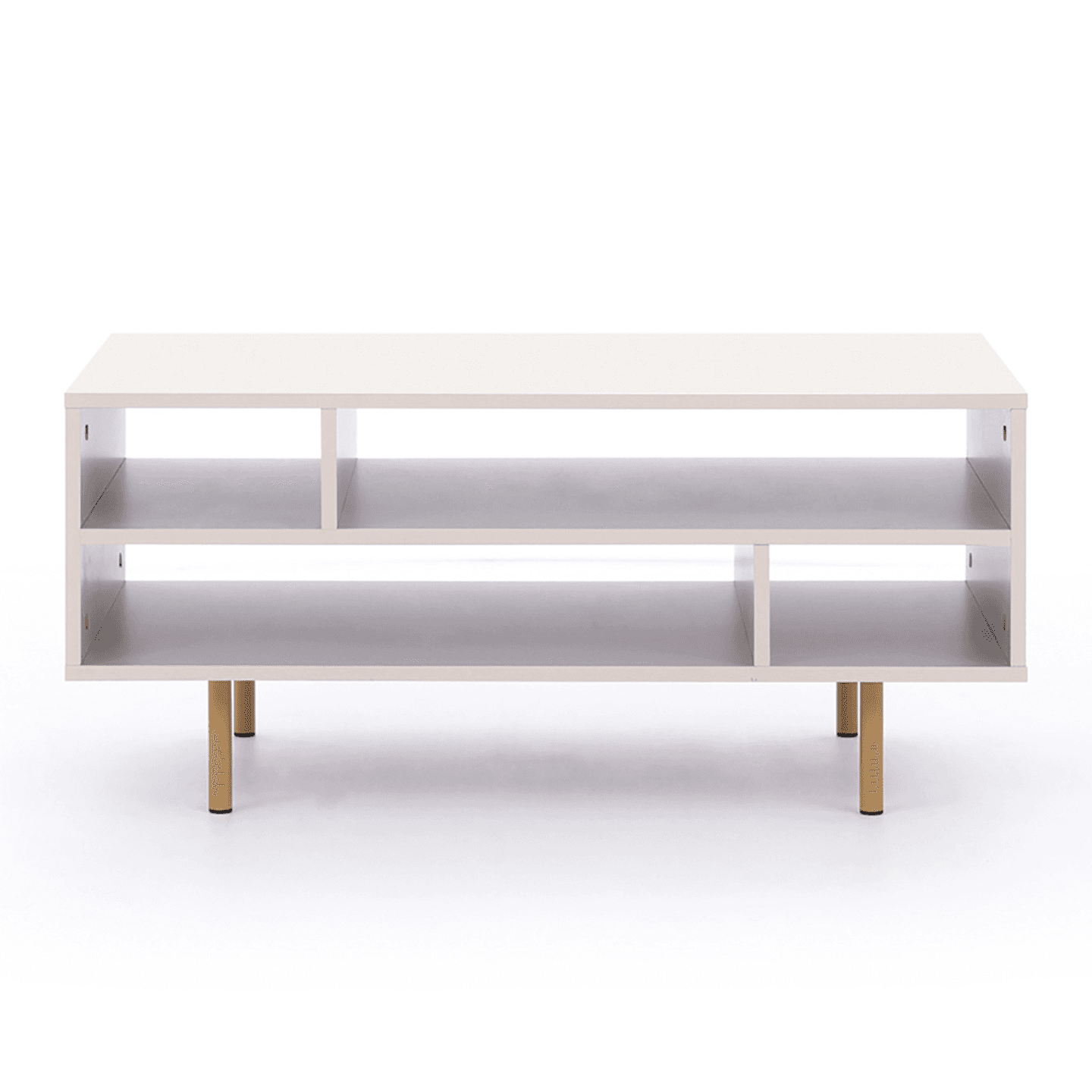 Stolik kawowy Belio 100 cm Kaszmir + złote nogi