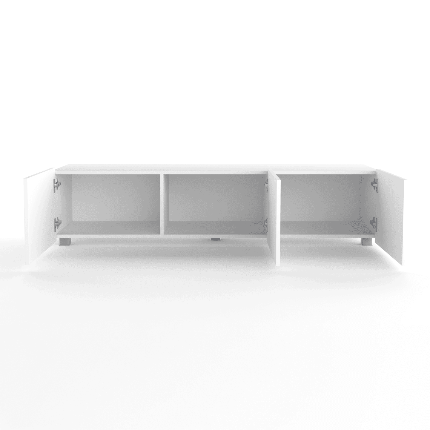 Szafka RTV Lio 150 cm Biała