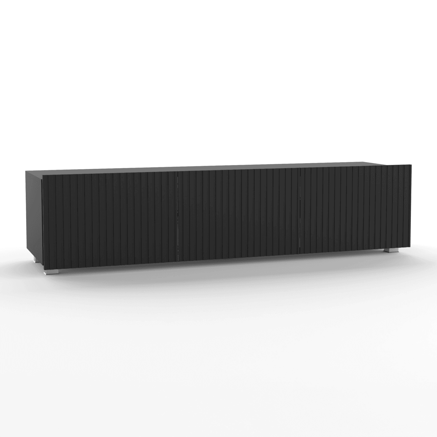 Szafka RTV Lio 150 cm Czarna