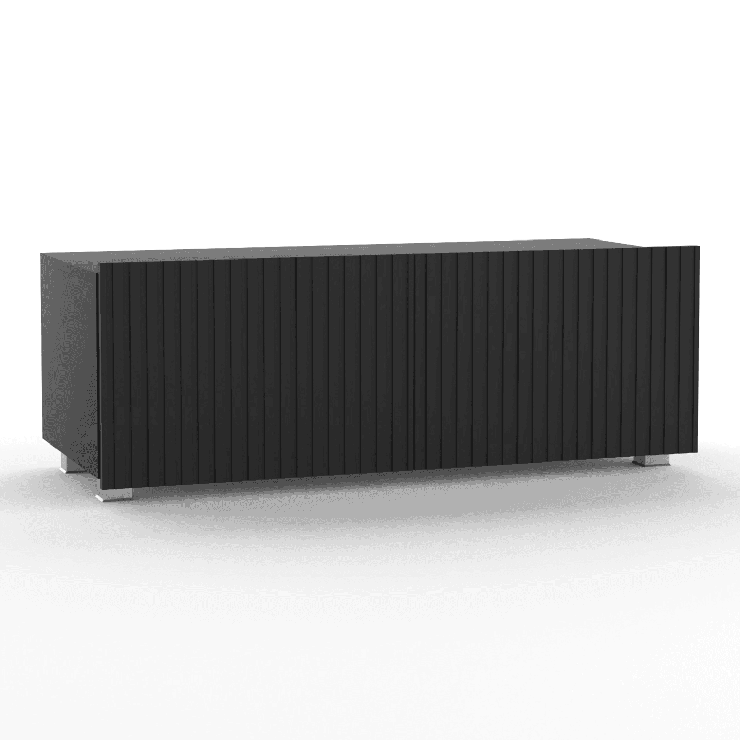 Szafka RTV Lio 100 cm Czarna