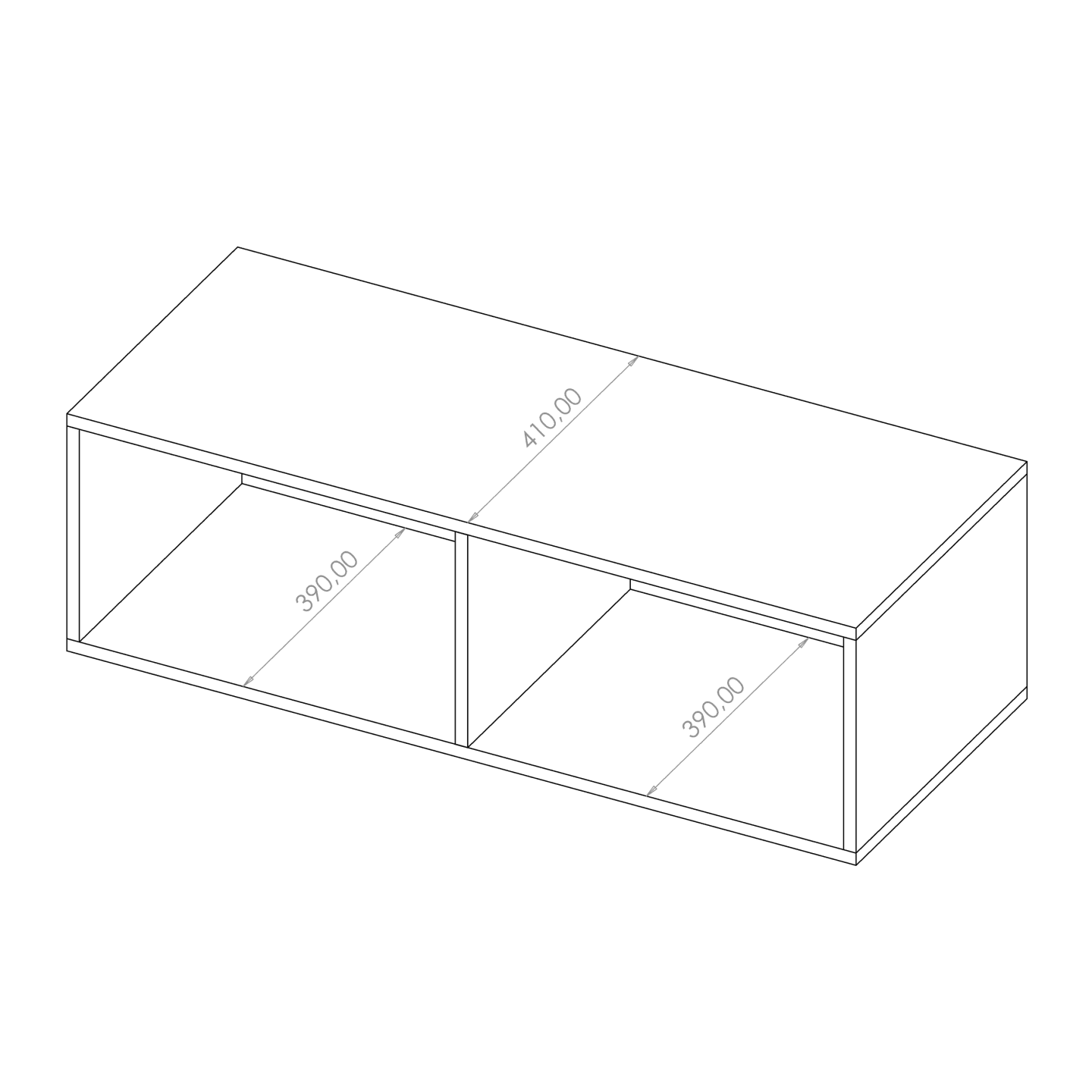 Szafka RTV Lio 100 cm Dąb Artisan