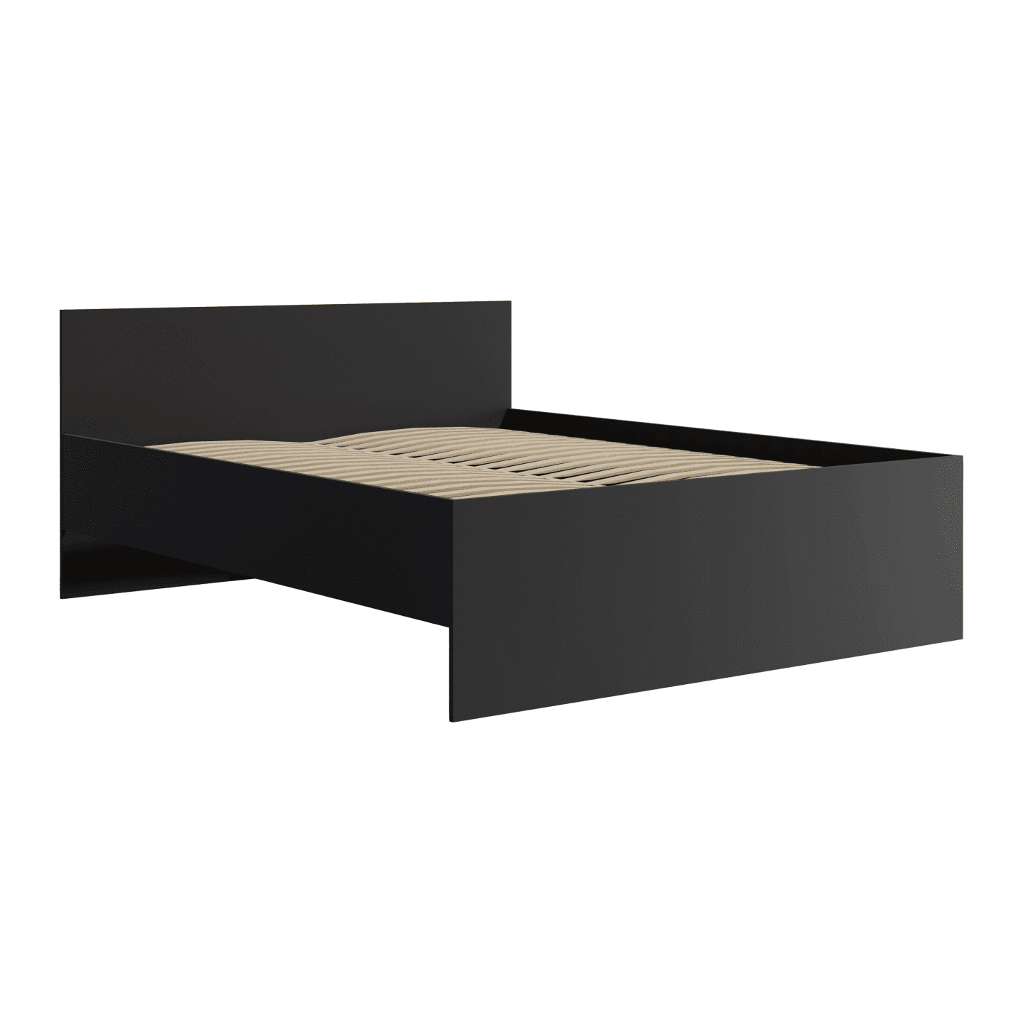 Łóżko Ones 160x200 cm Czarne