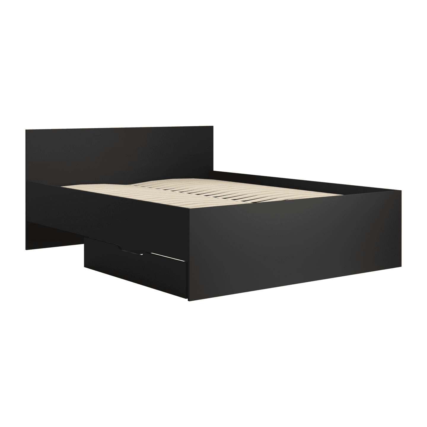 Łóżko Ones 160x200 cm Czarne