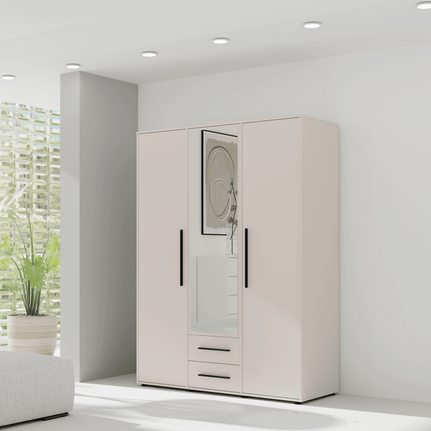 Szafa 3D Ones 150 cm Kaszmir - zdjęcie 2