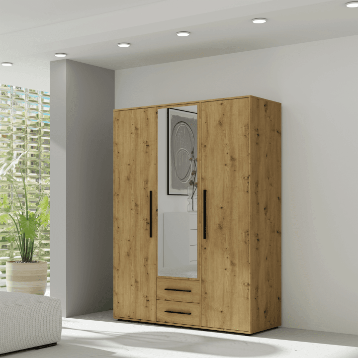 Szafa 3D Ones 150 cm Dąb Artisan - zdjęcie 2