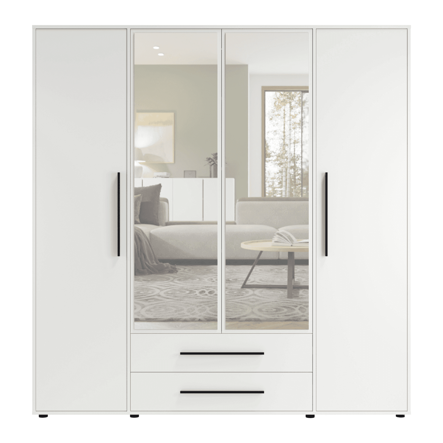 Szafa 4D Ones 200 cm Biała