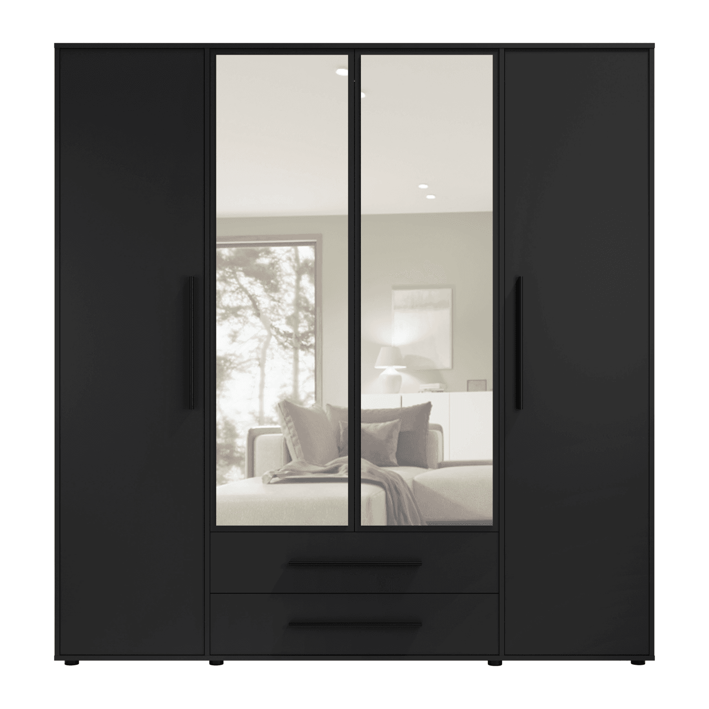 Szafa 4D Ones 200 cm Czarna