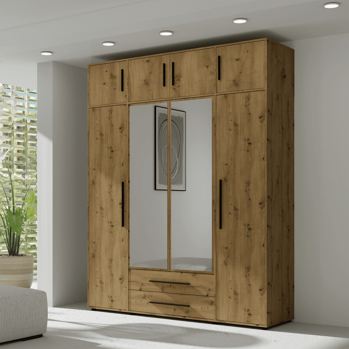 Szafa 4D Ones 200 cm Dąb Artisan