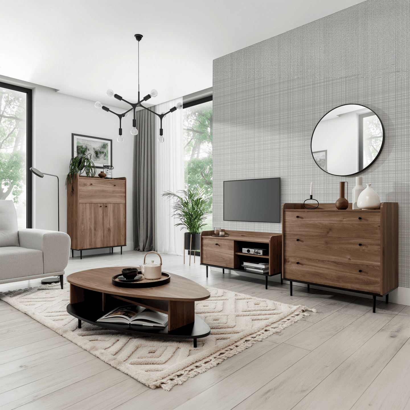 Komoda Rino 90 cm Brandy Castello - zdjęcie 2