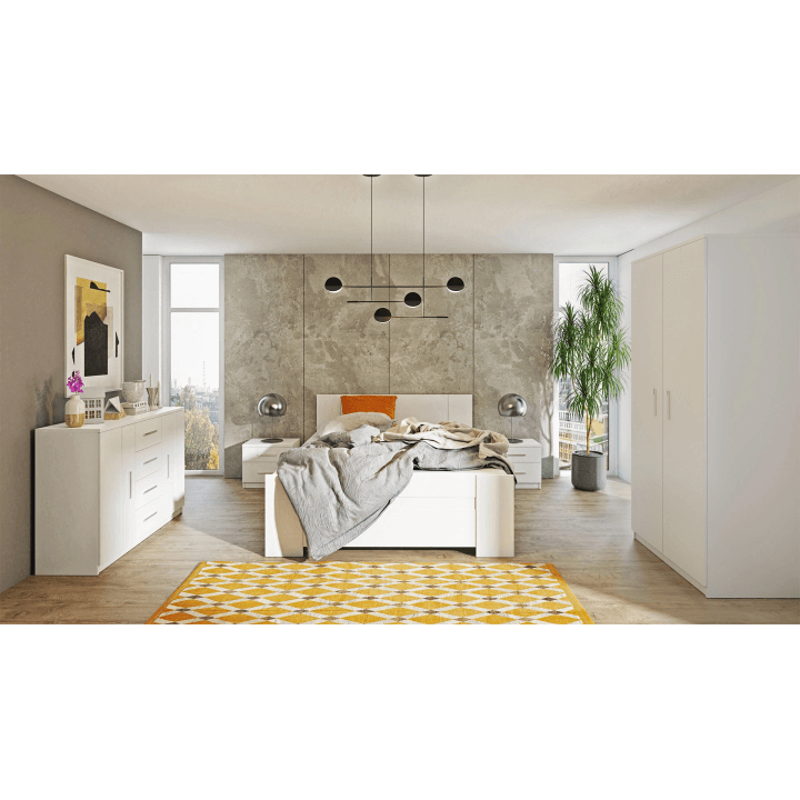 Stolik nocny Neve 120 cm Biały - zdjęcie 2