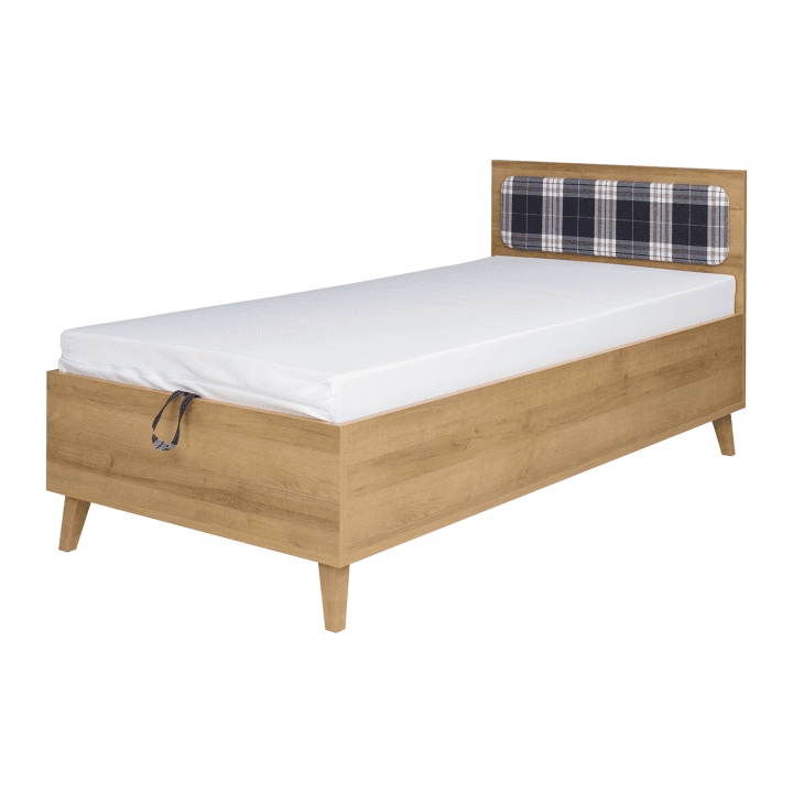 Łóżko Nuvio 90x200 cm Dąb Złoty