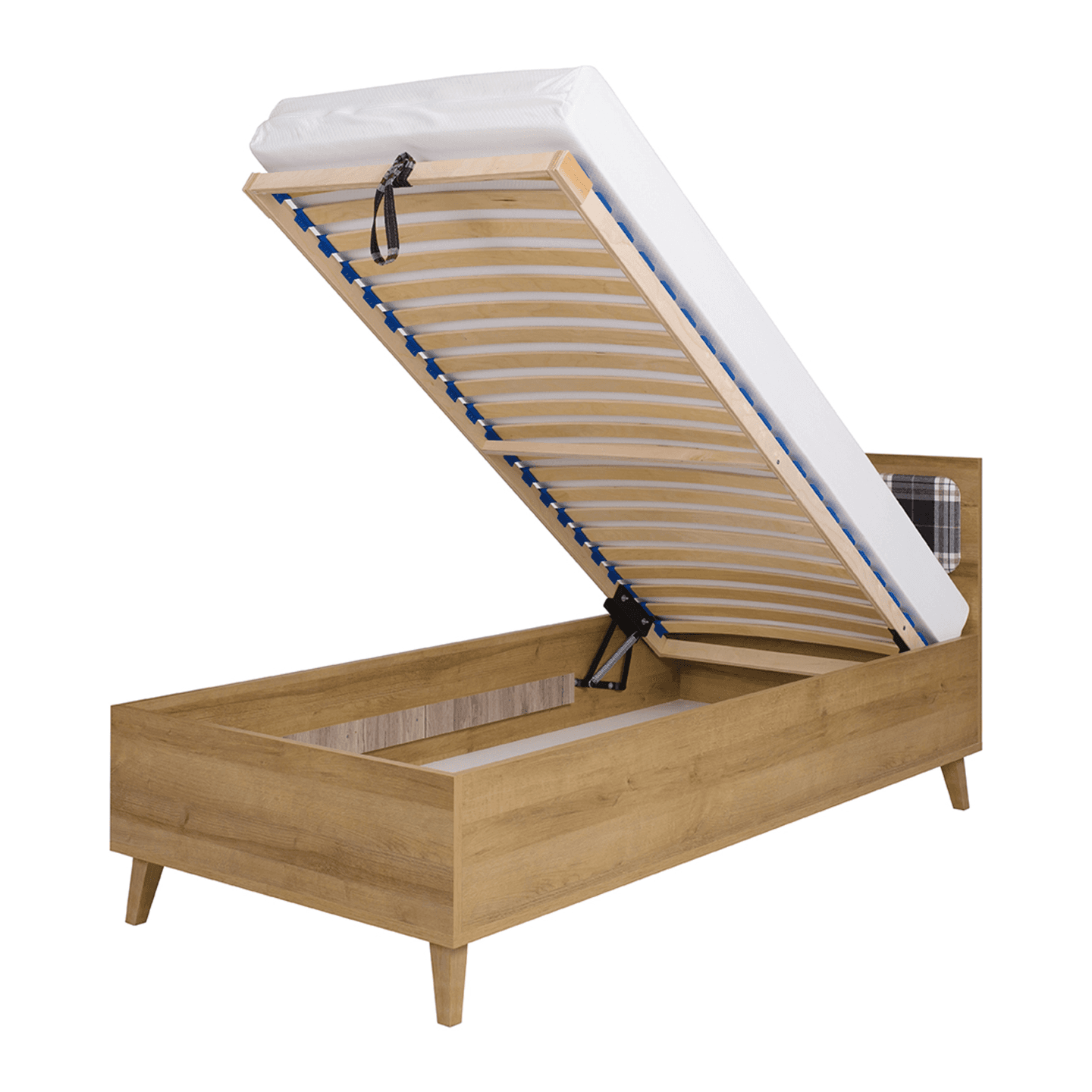 Łóżko Nuvio 90x200 cm Dąb Złoty