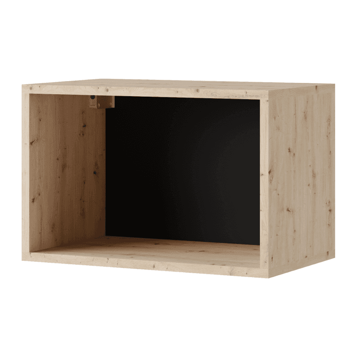 Półka Olio 50 cm Dąb Artisan + Czarny