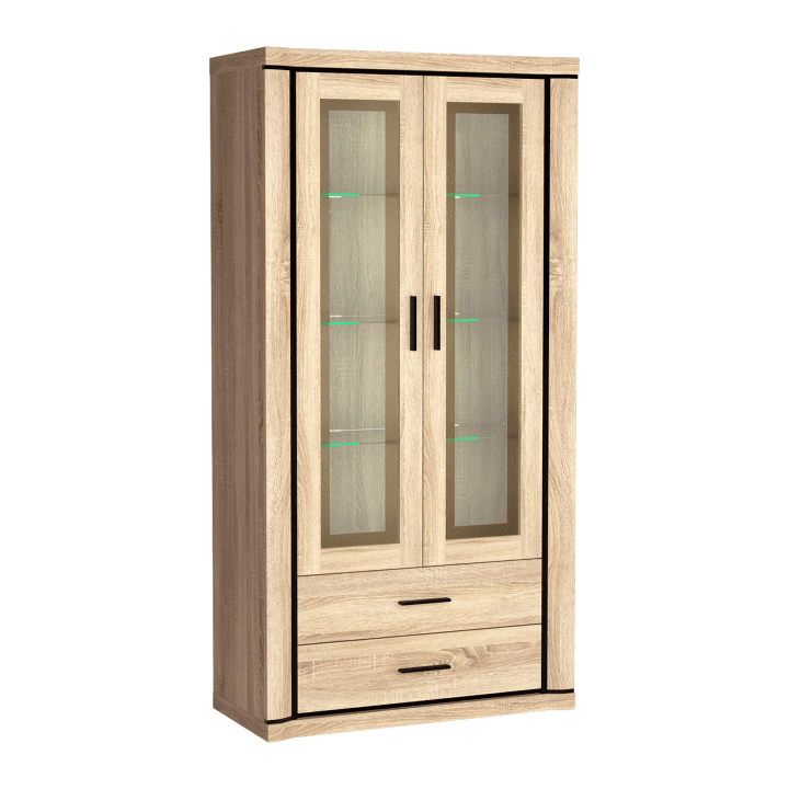 Witryna Caventa 97 cm Dąb Sonoma