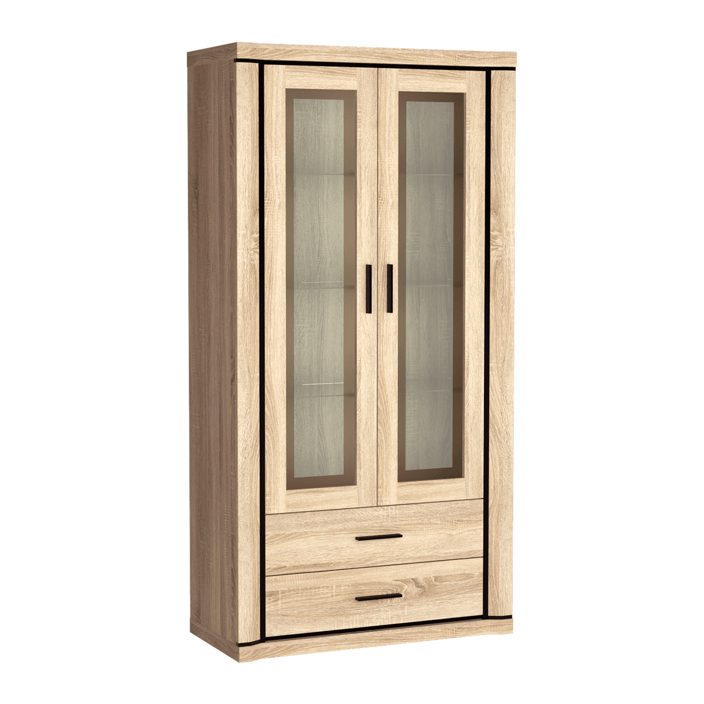 Witryna Caventa 97 cm Dąb Sonoma