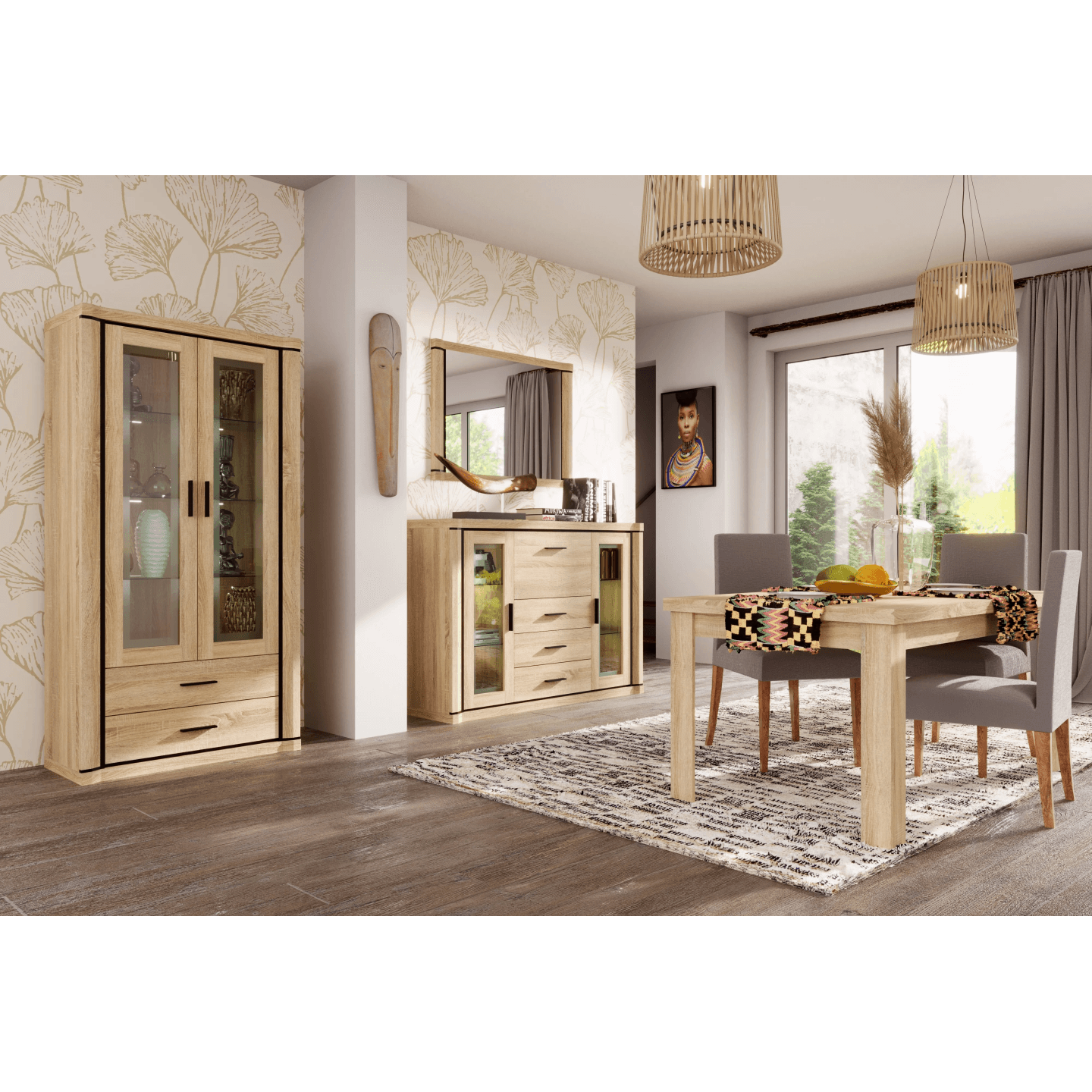 Półka Caventa 77 cm Dąb Sonoma