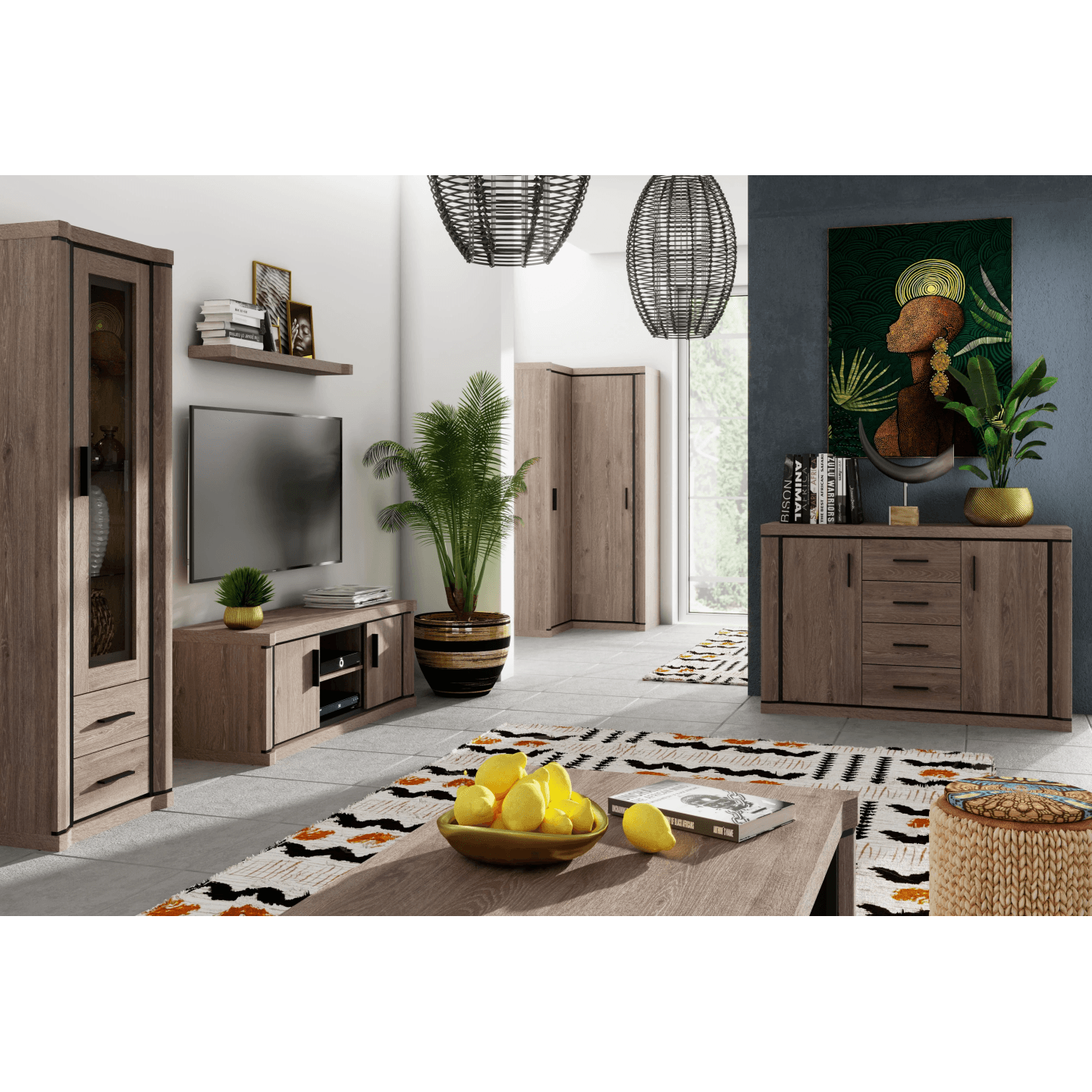 Komoda Caventa 107 cm Dąb Truflowy