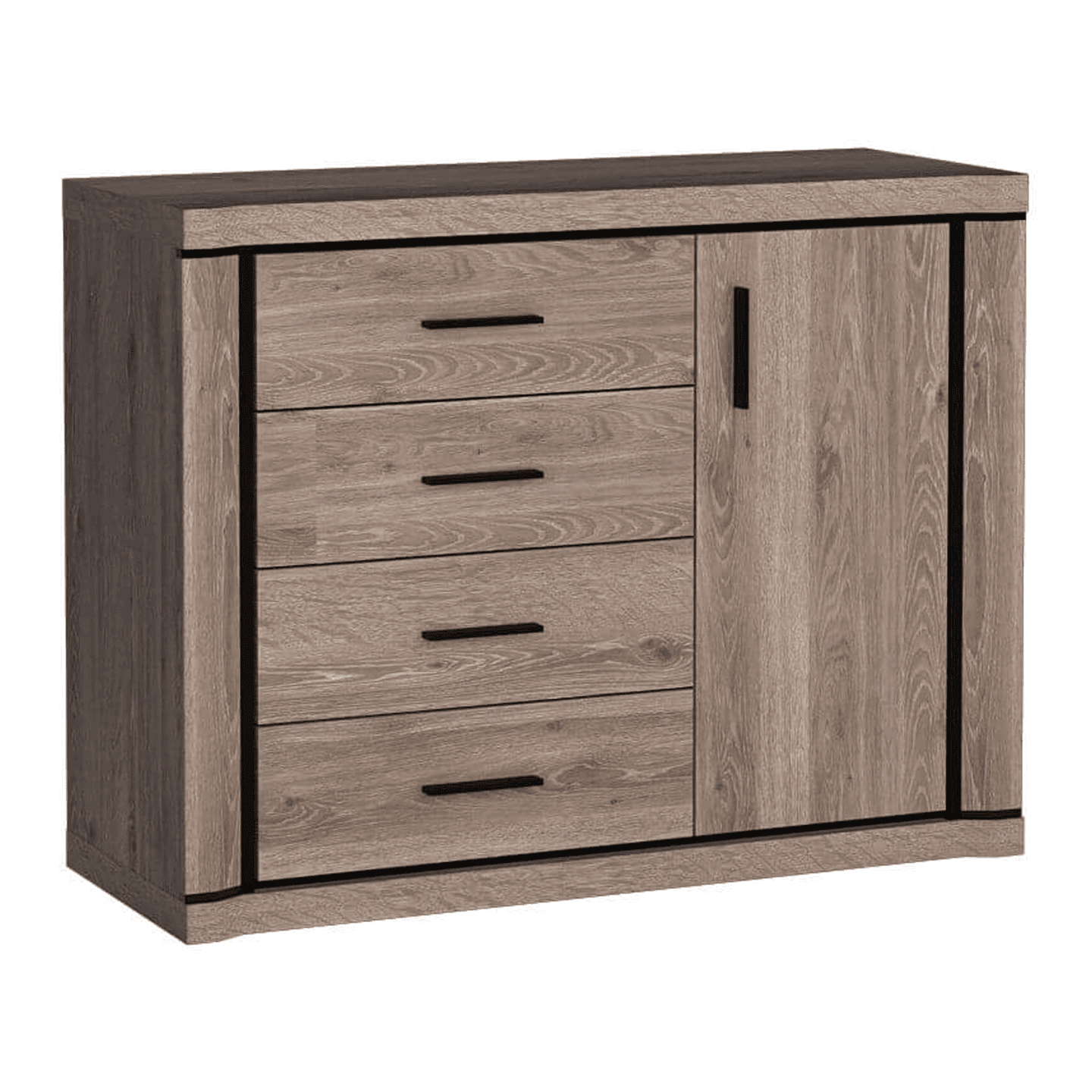 Komoda Caventa 117 cm Dąb Truflowy