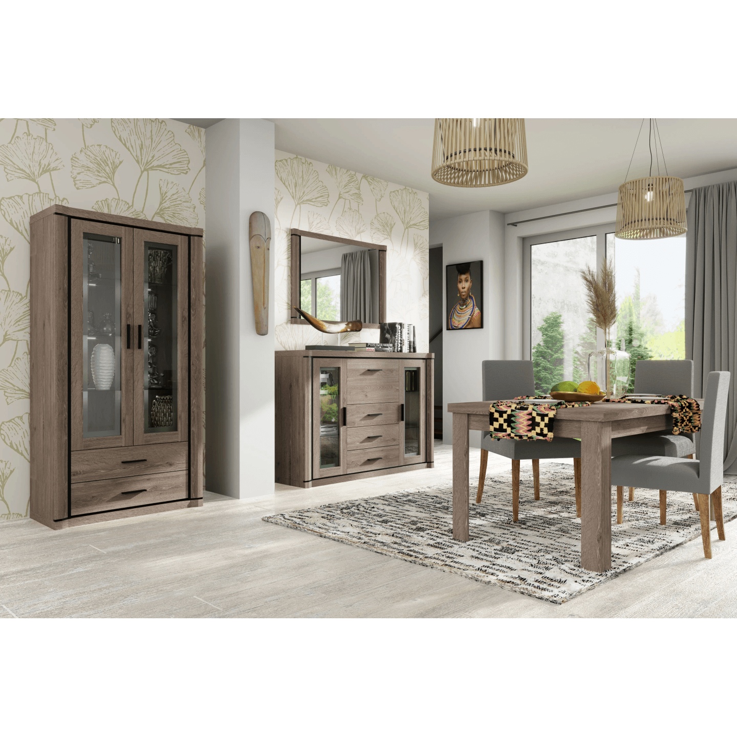 Komoda Caventa 97 cm Dąb Truflowy