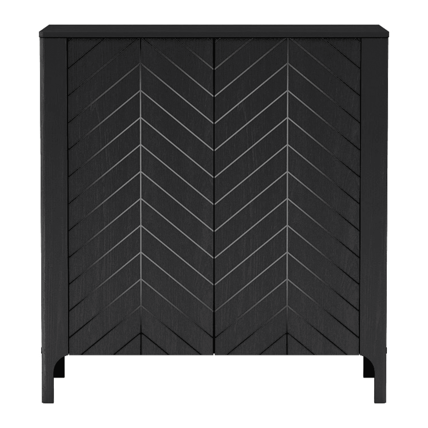 Komoda Solvian 103 cm Czarna