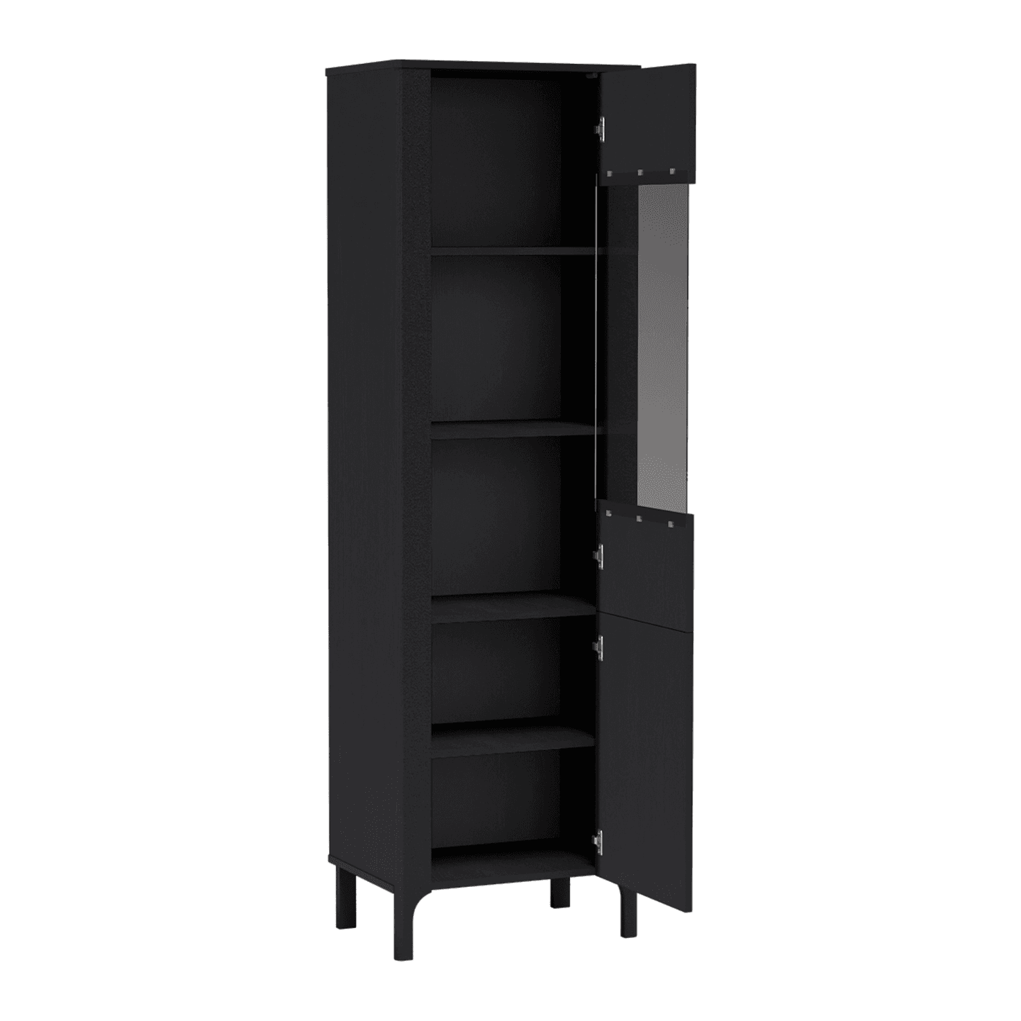 Witryna Solvian 60 cm Czarna