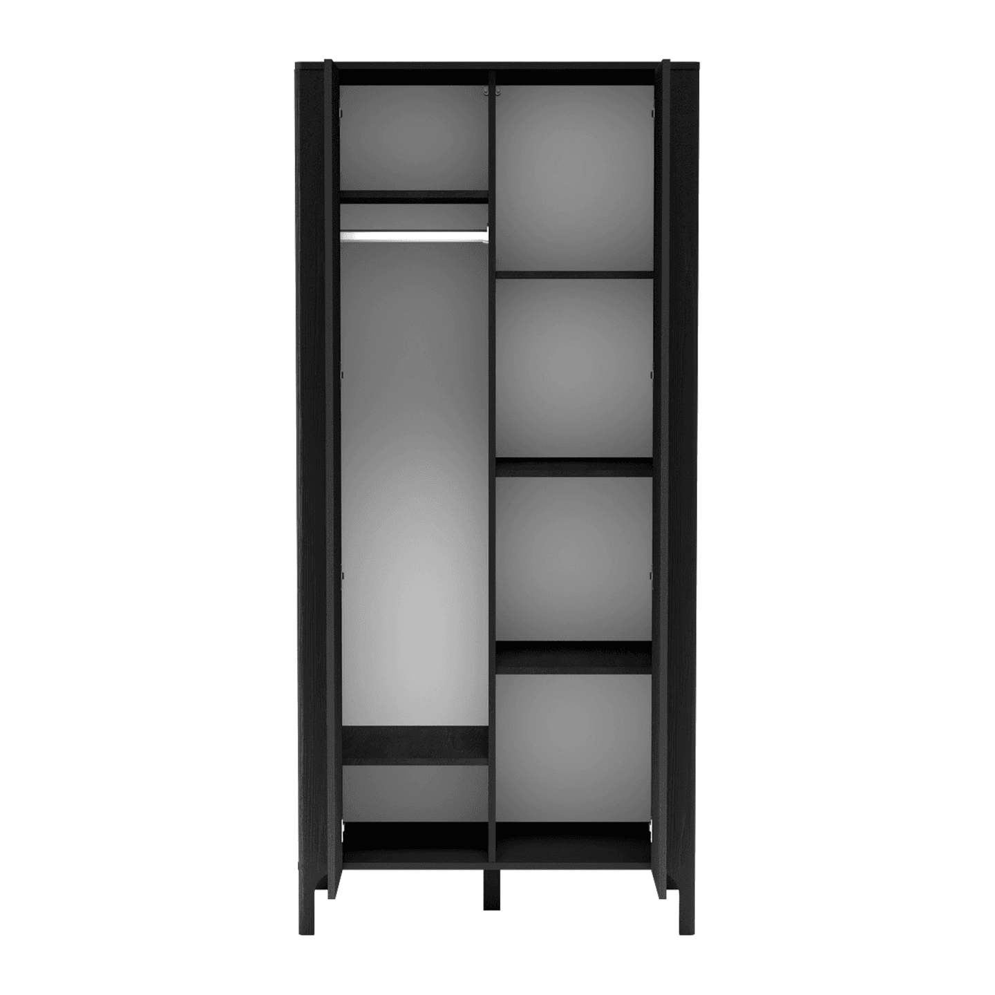 Szafa Solvian 90 cm Czarna