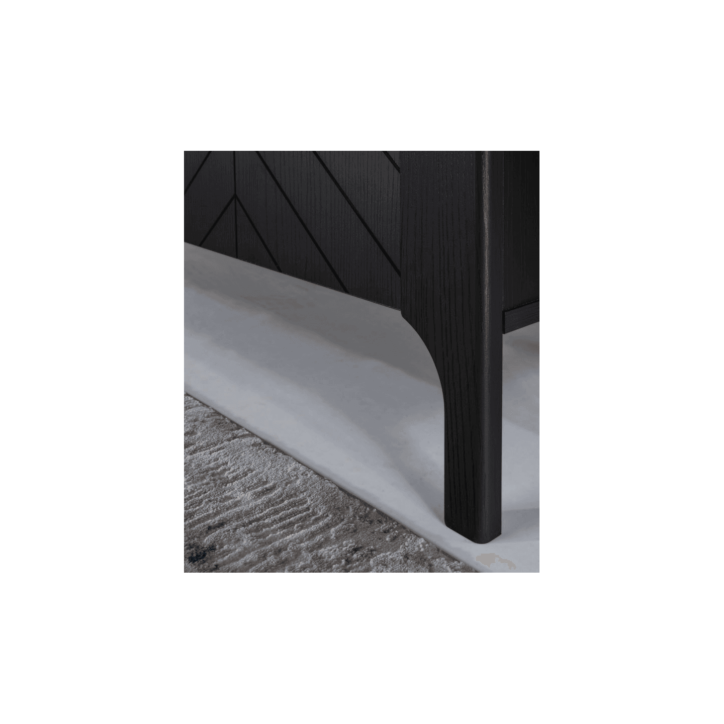 Stolik nocny Solvian 54 cm Czarny