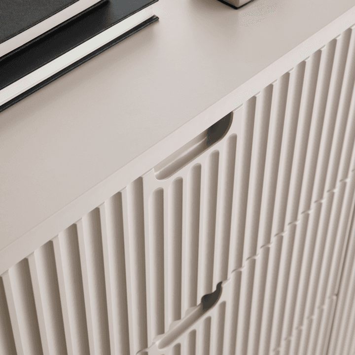 Toaletka Nole 103 cm Kaszmir + złote - zdjęcie 2