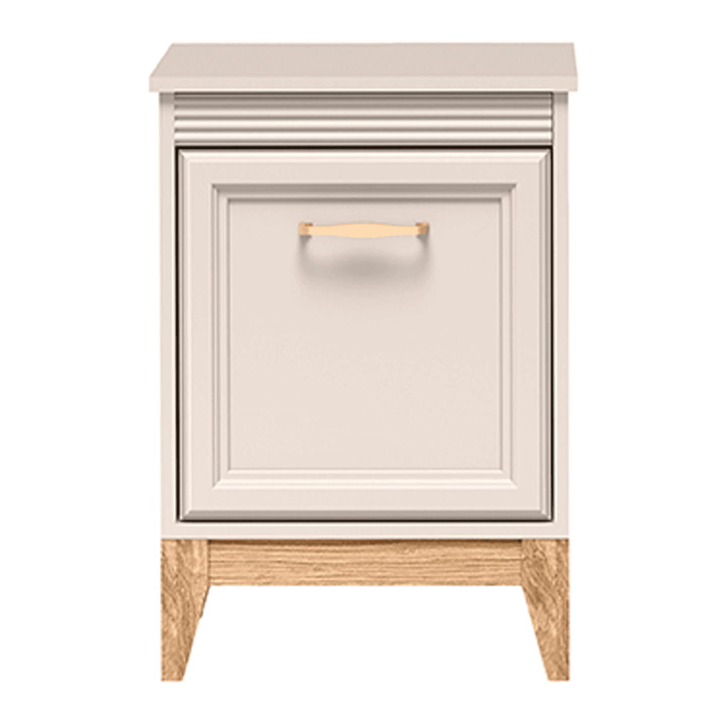 Stolik nocny Belumi 45 cm Kaszmir + Dąb