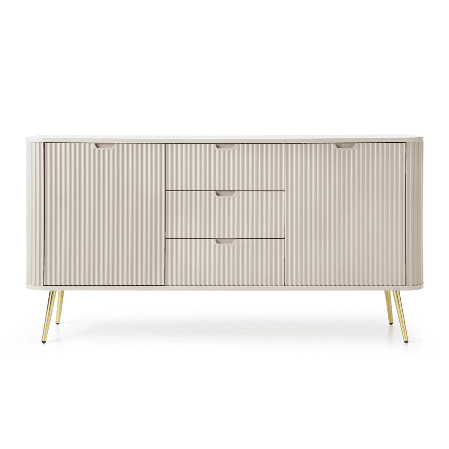 Komoda Nole 168 cm kaszmir + złote nogi