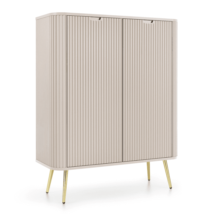 Komoda Nole 103 cm kaszmir + złote nogi
