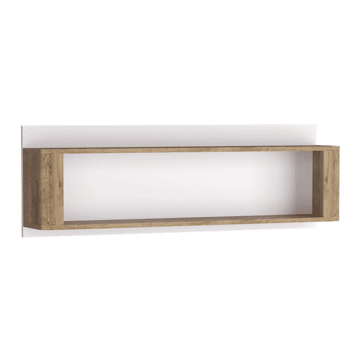 Półka na książki Melva 120 cm Dąb Ribbeck + Biały