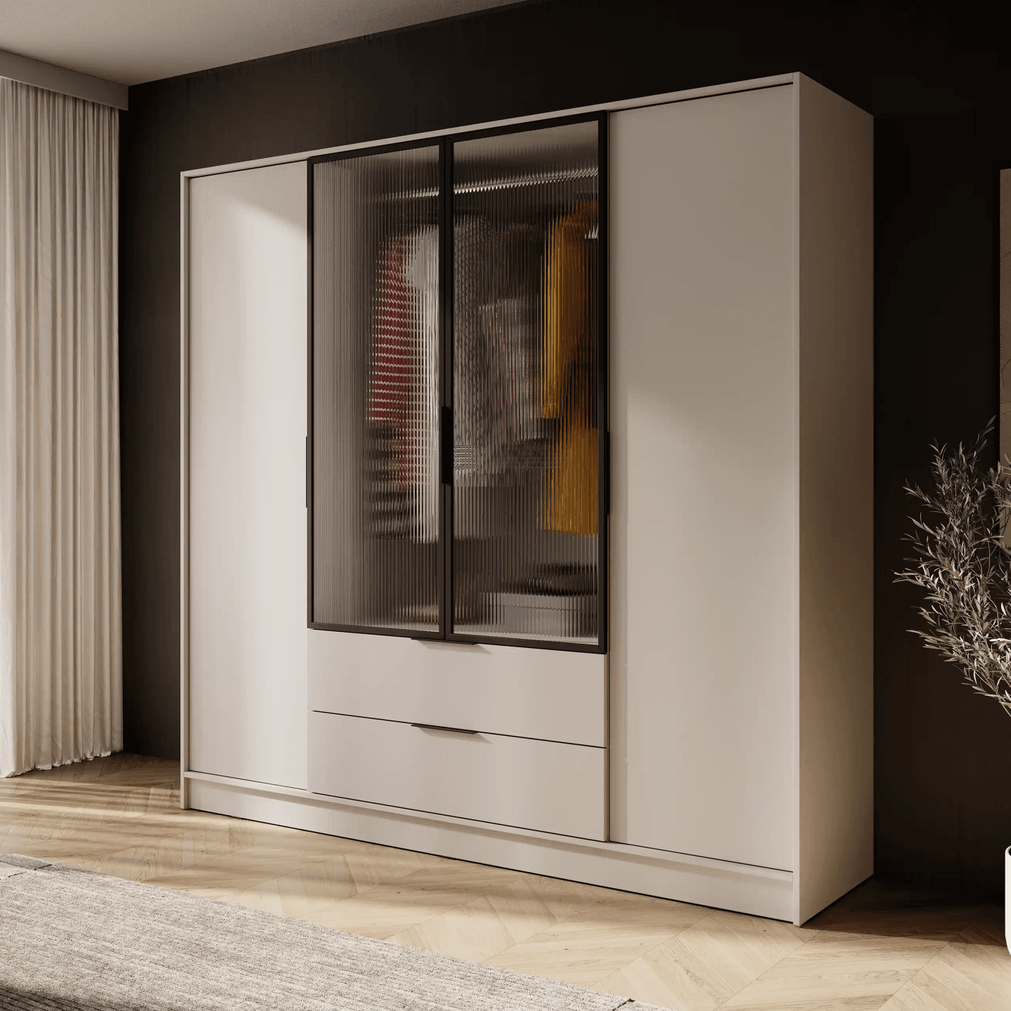 Szafa Melly 4DRM drazek kaszmir - zdjęcie 2