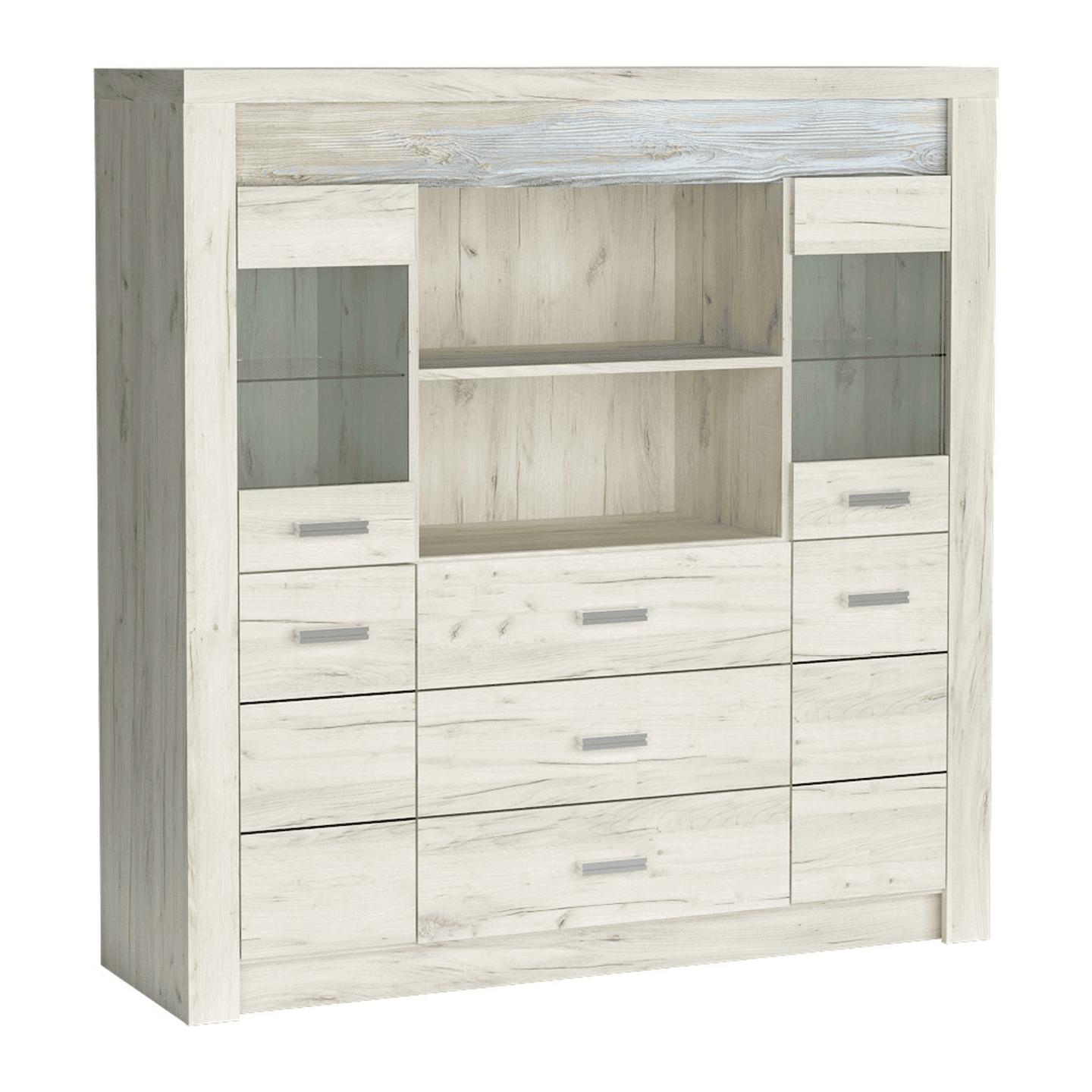 Komoda duża Monteri 137 cm Kraft Biały