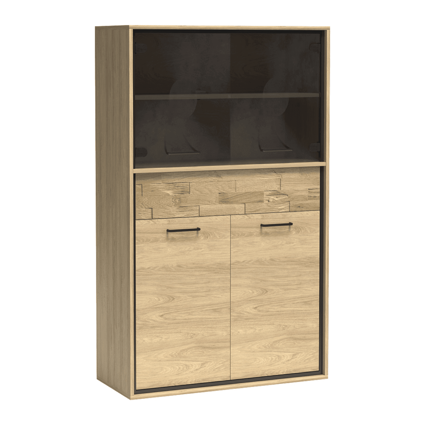 Witryna niska Savena 92 cm Dąb Hikora