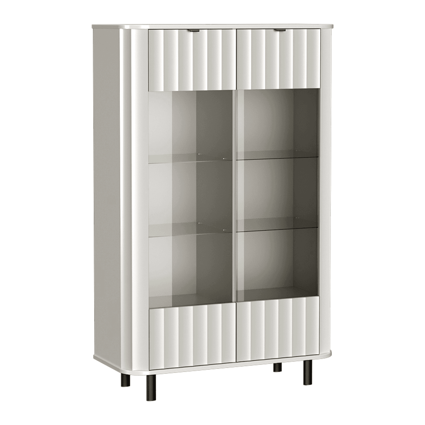 Witryna Belvero 99 cm Biel Alpejska